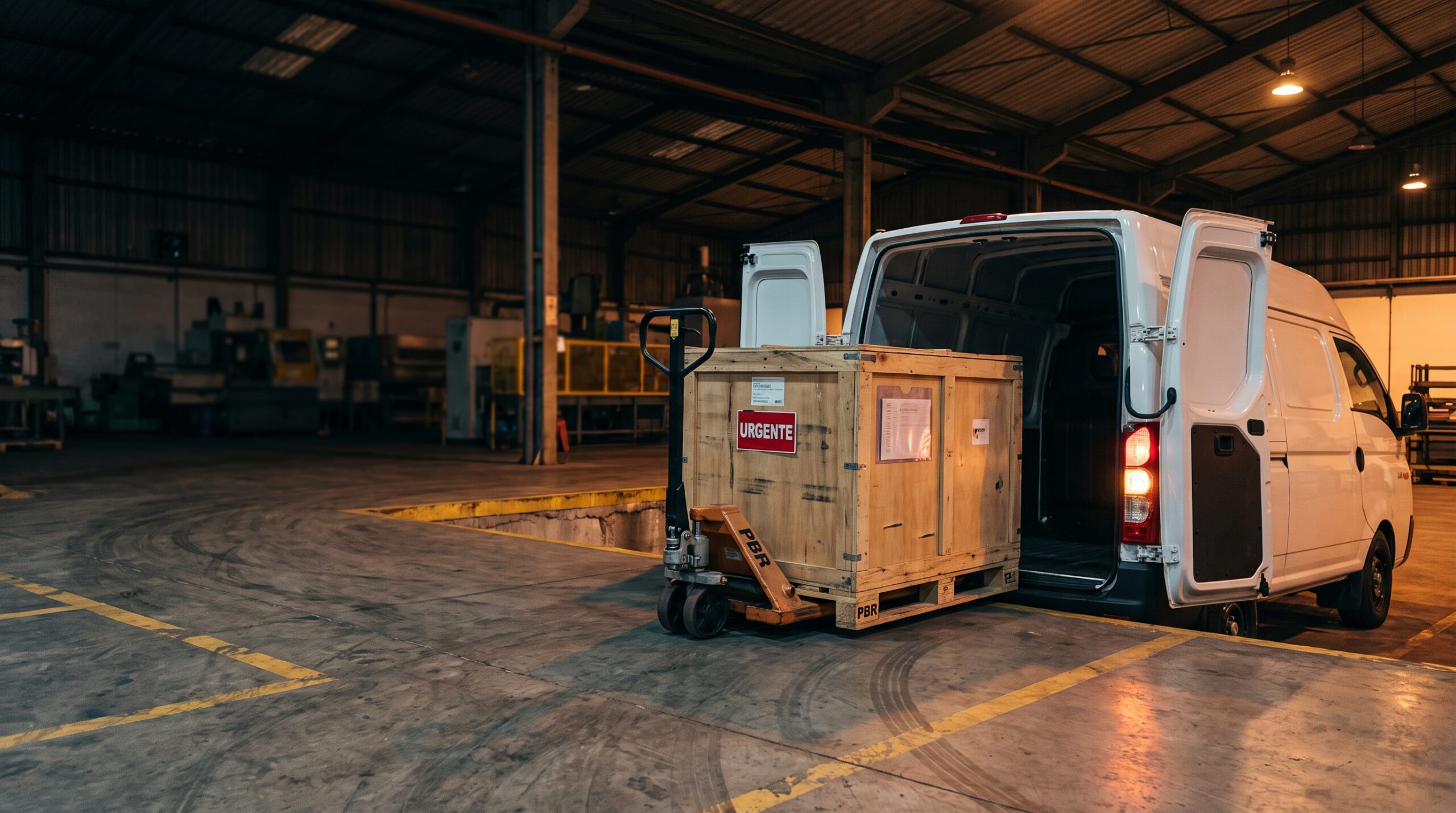 transporte de cargas críticas para peça crítica industrial